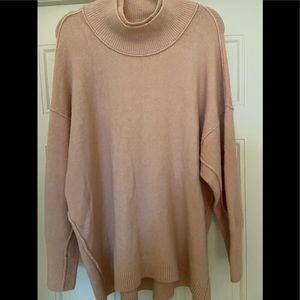 Free People Afterglow mock Neck Top NWT